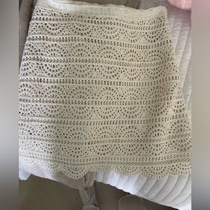GUC - Adam Lippes skirt- size 2 cream/white